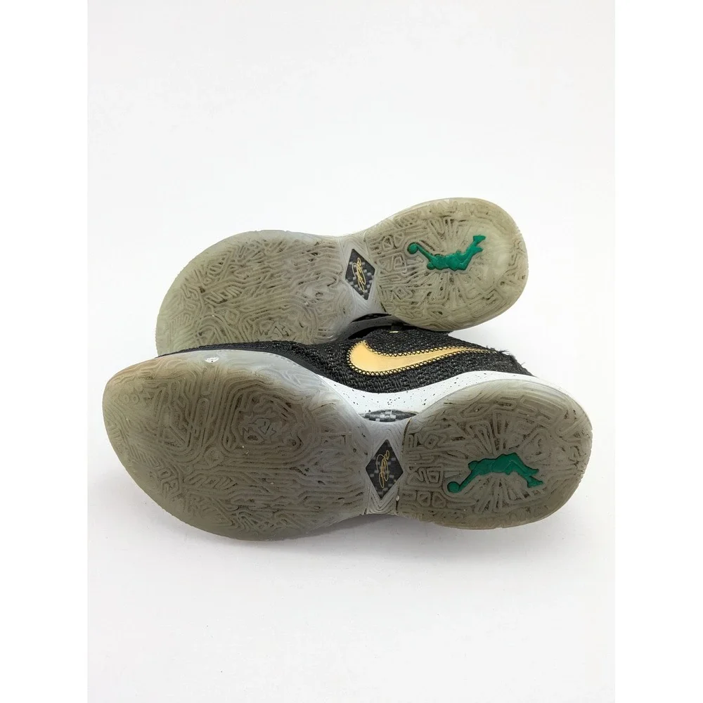 Mens Nike LeBron 20 'Black‎ Metallic Gold' Basketball Shoes DJ5423-003 Size 8.5